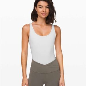 Lululemon Athletica White Arise Bodysuit *Nulu